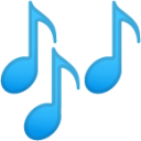 musical notes emoji