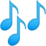 musical notes emoji