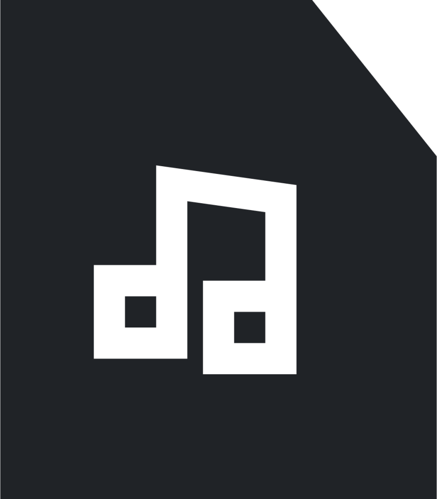 musicfile (sharp filled) icon