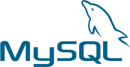 mysql plain wordmark icon
