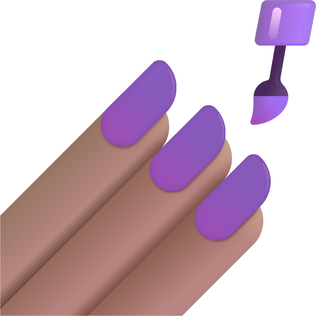 Painting nail emoji 