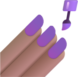 nail polish medium emoji