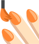 nail polish tone 1 emoji