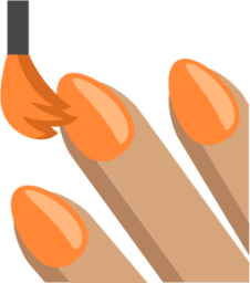 nail polish tone 3 emoji