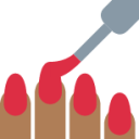 nail polish tone 4 emoji