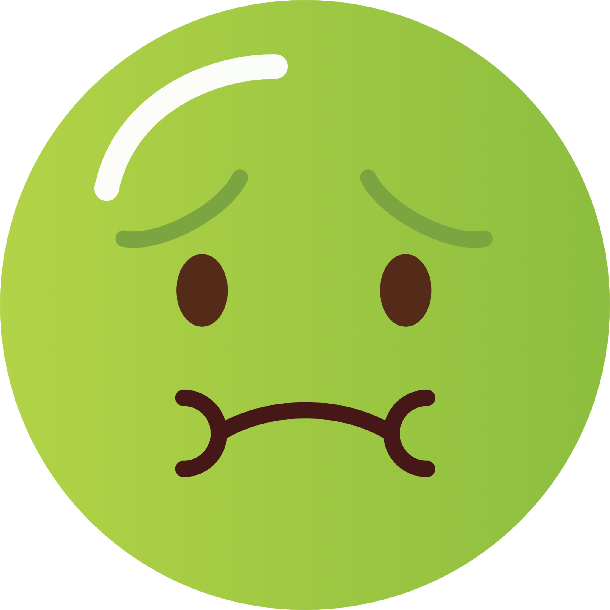 green sick emoji