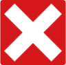 negative squared cross mark emoji