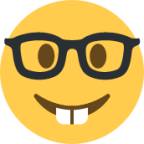 nerd face emoji