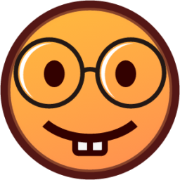 nerd face emoji