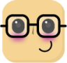 nerd glasses smile emoji