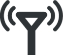 network cellular connected symbolic icon