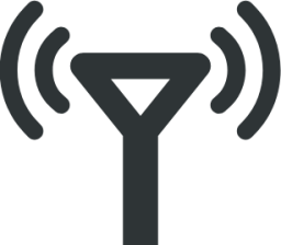 network cellular connected symbolic icon