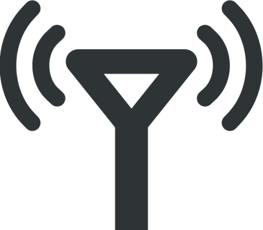 network cellular connected symbolic icon