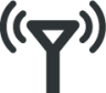 network cellular connected symbolic icon