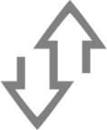 network transmit receive symbolic icon