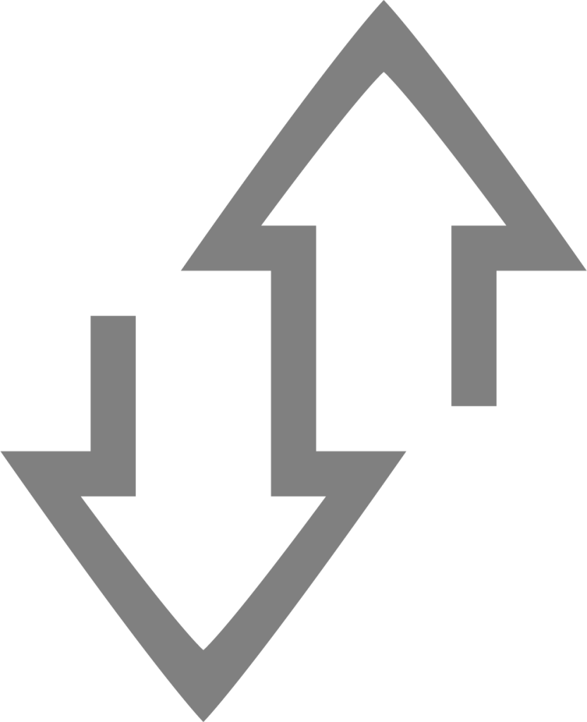 network transmit receive symbolic icon