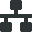 network wired symbolic icon