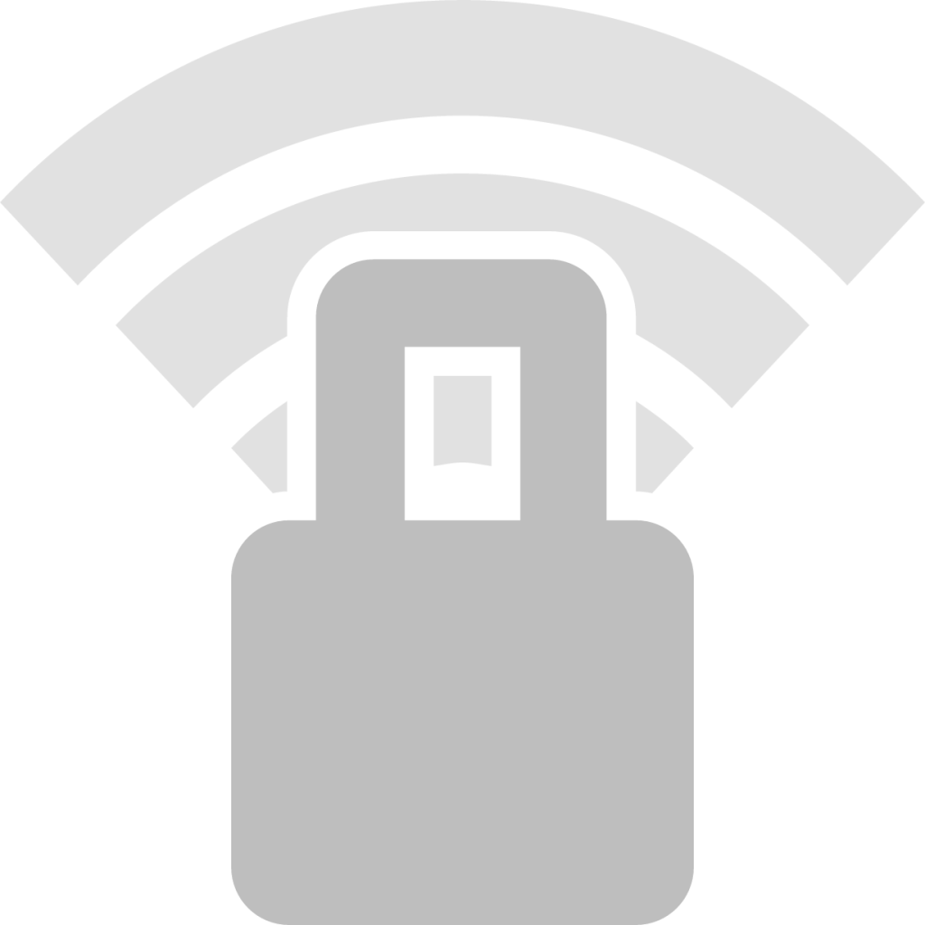 network wireless encrypted symbolic icon