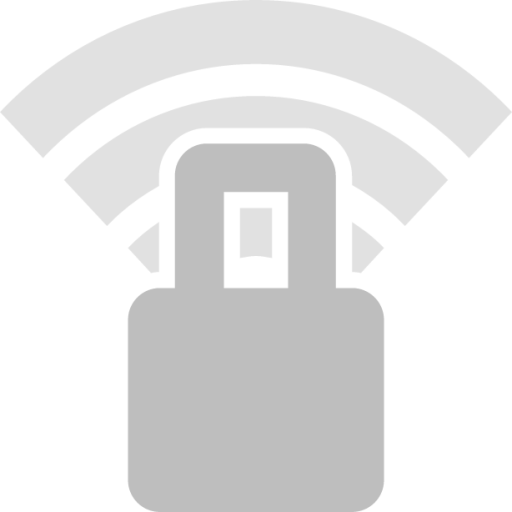 network wireless encrypted symbolic icon