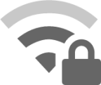 network wireless signal good secure symbolic icon