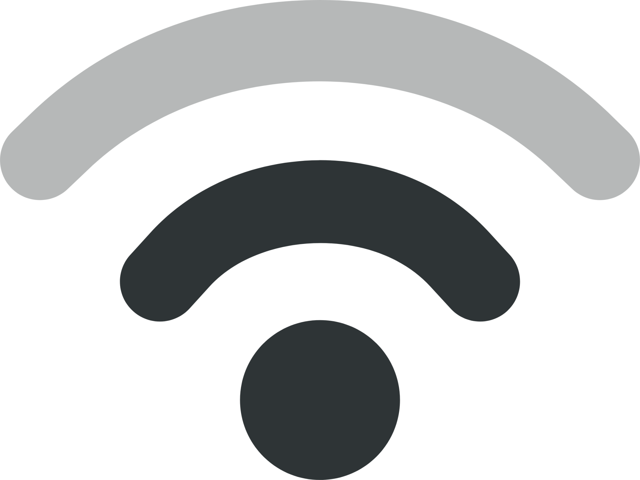 network wireless signal ok symbolic icon