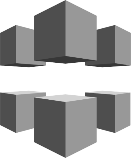 Networking Content Delivery Amazon CloudFront (grayscale) icon