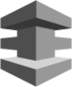 Networking Content Delivery AWS DirectConnect (grayscale) icon