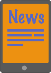 news tablet icon