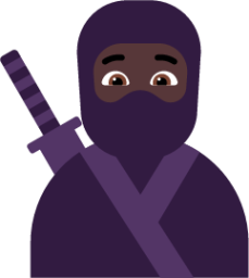 ninja dark emoji
