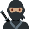 ninja: medium skin tone emoji