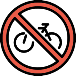 no bicycles emoji