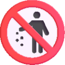 no littering emoji