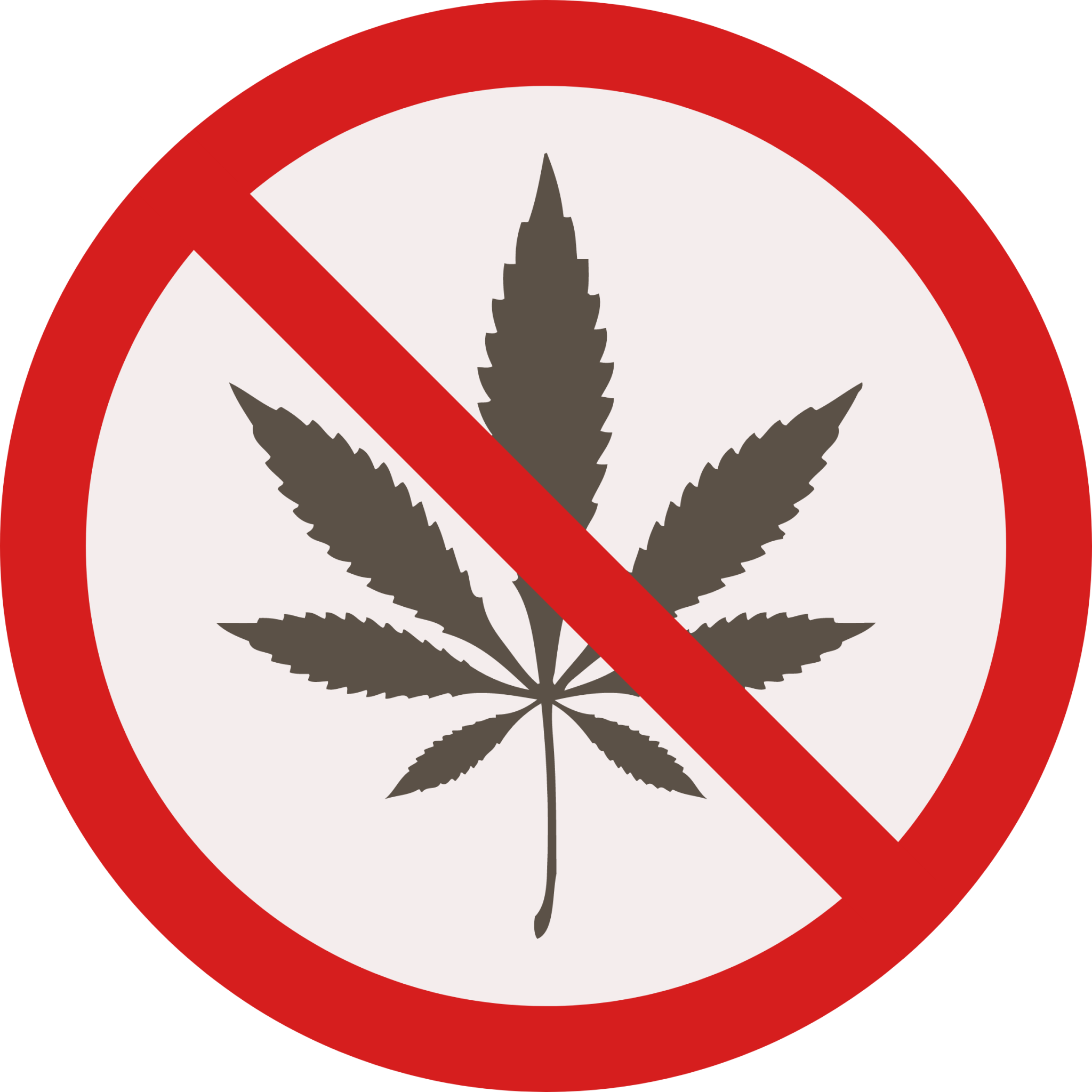 No Smoking Weed Sign