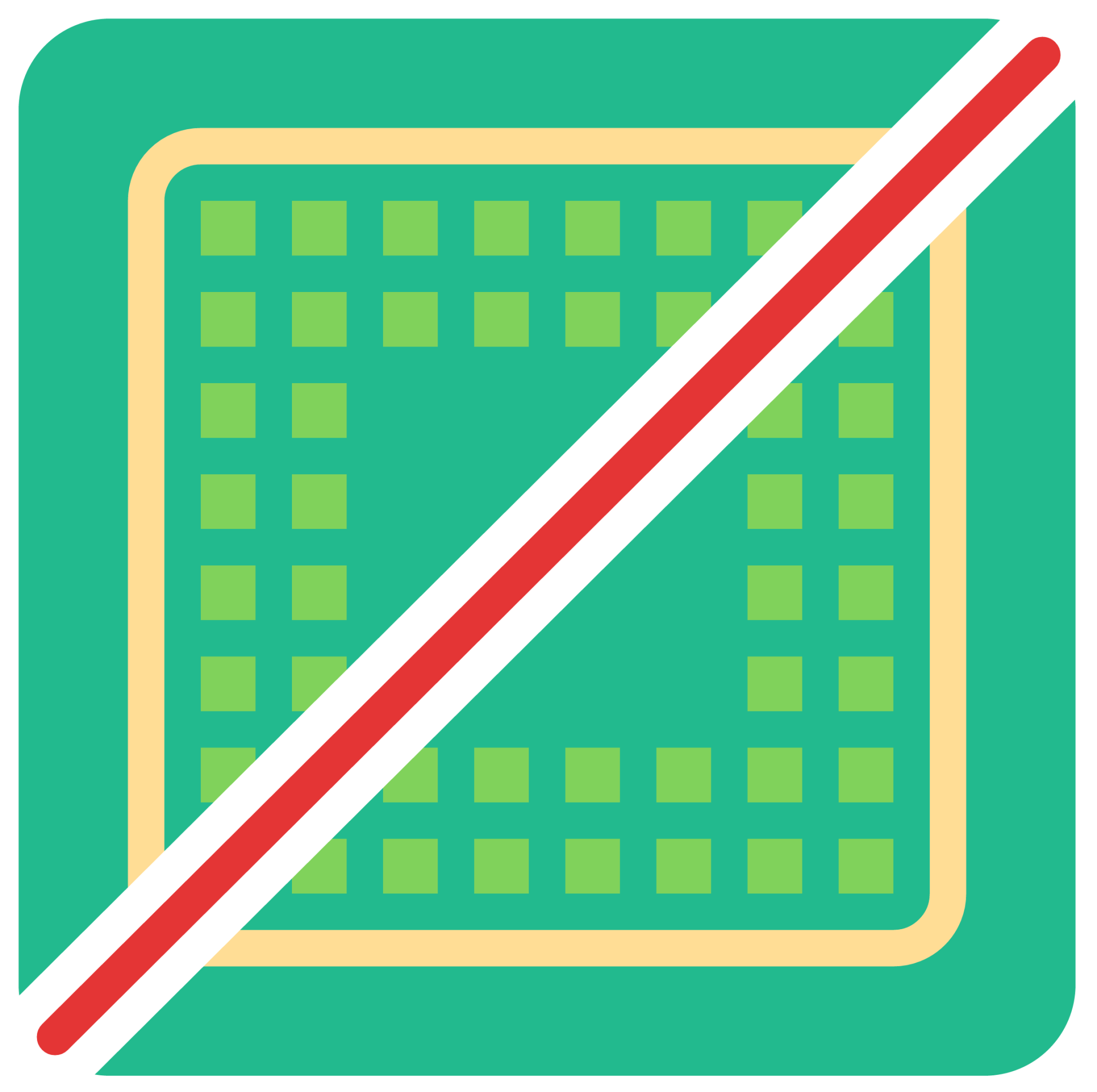 no micro chip icon