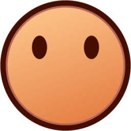 no mouth (yellow) emoji