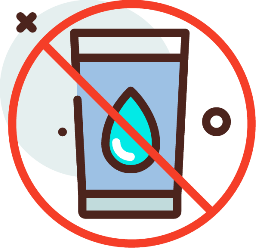 no water icon