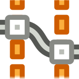 node distribute horizontal icon