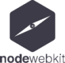 nodewebkit plain wordmark icon