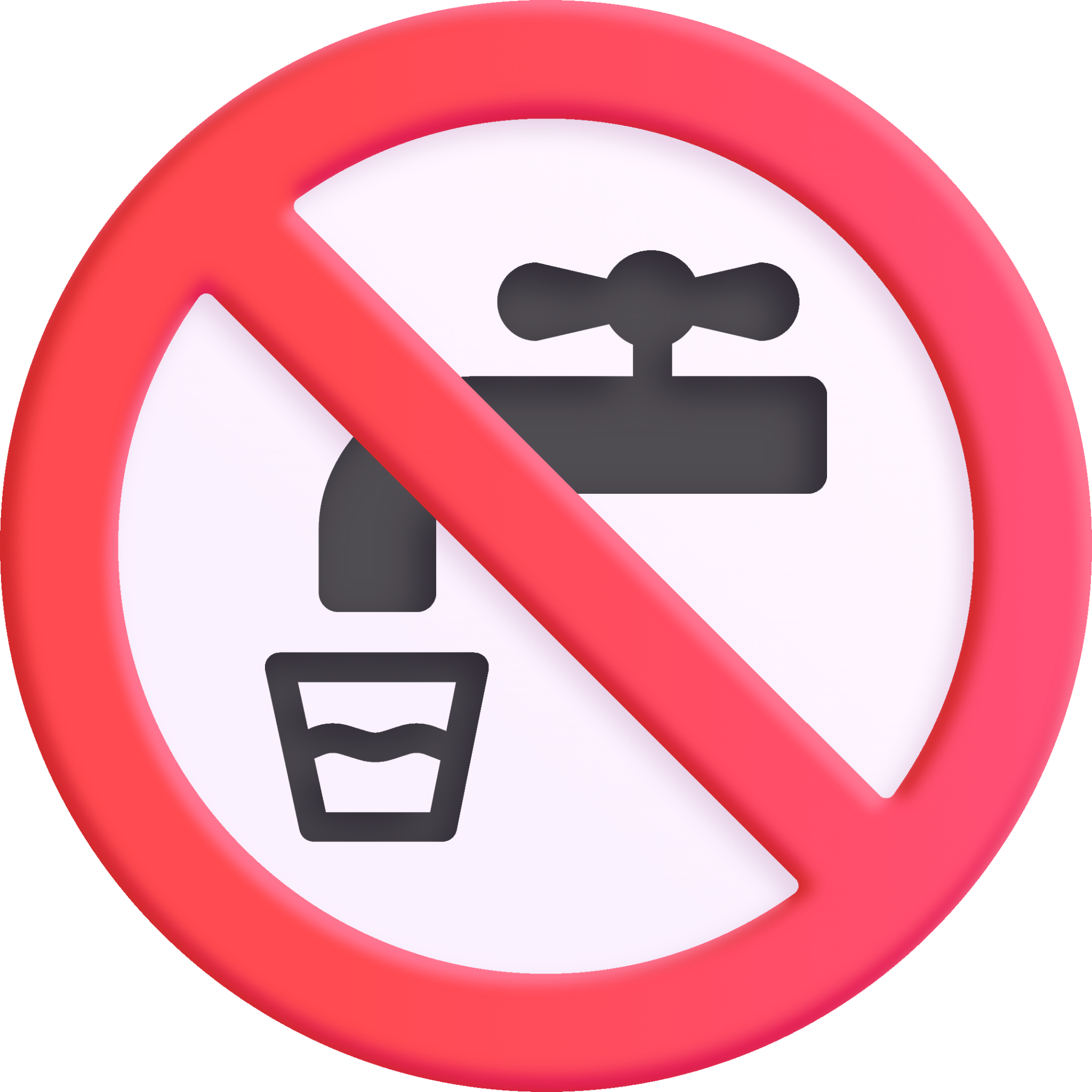 non potable water emoji