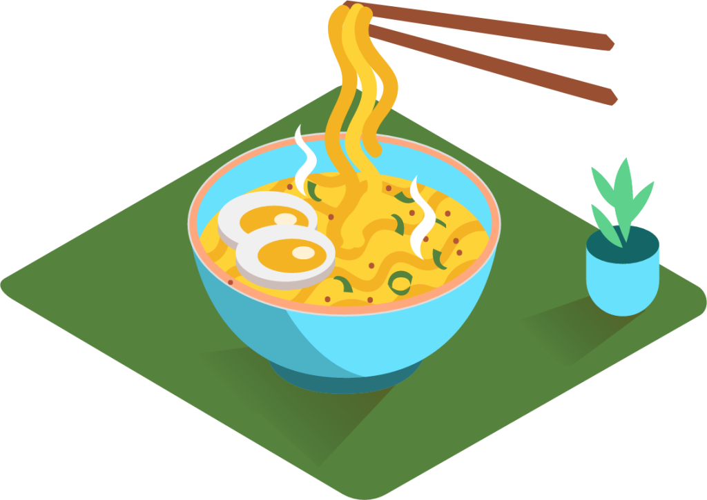 Noodles illustration