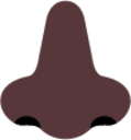 nose dark emoji