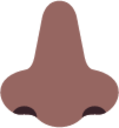 nose medium dark emoji