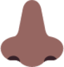nose medium dark emoji