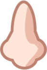 nose (white) emoji