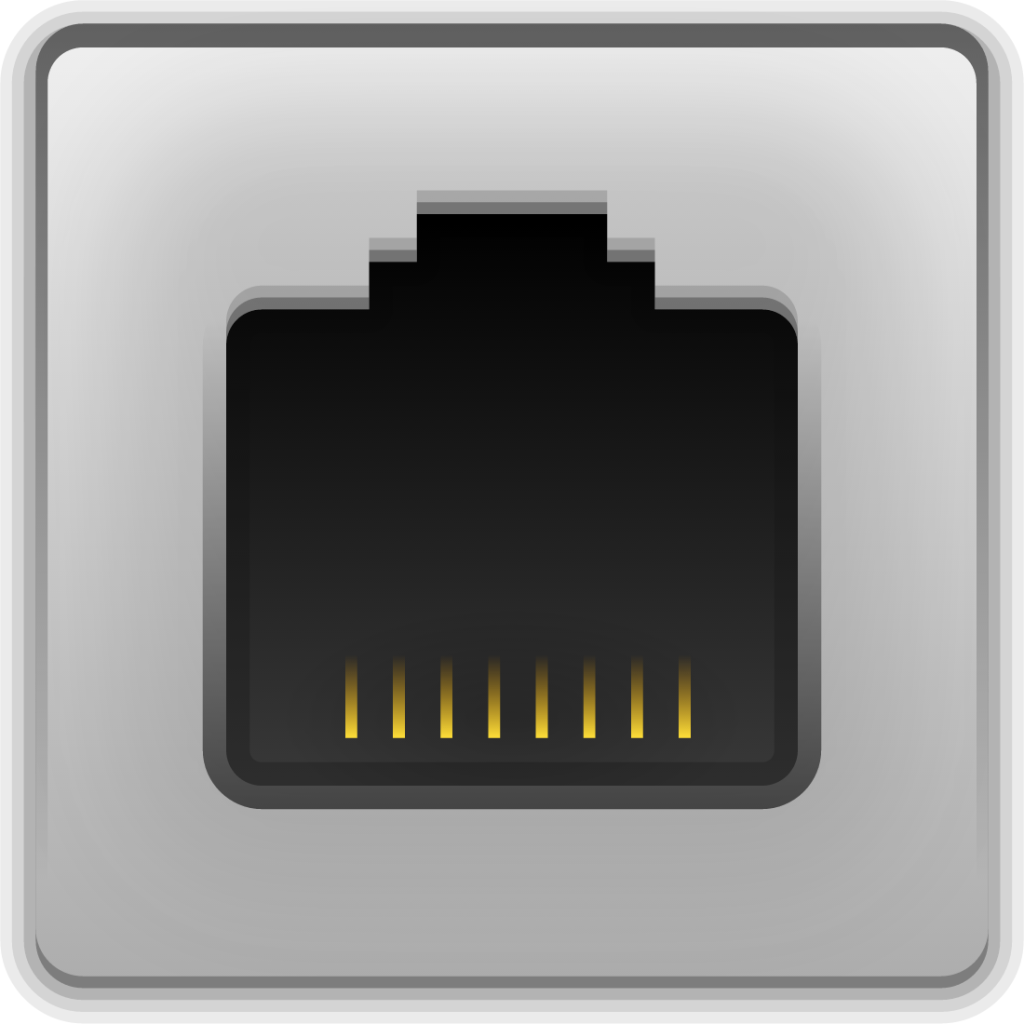 notification network ethernet connected icon