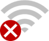 notification network wireless disconnected icon