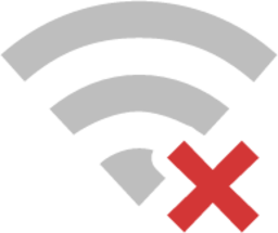 notification network wireless disconnected symbolic icon
