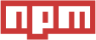 npm original wordmark icon