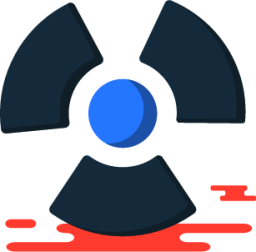 nuclear symbol illustration