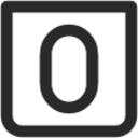 number 0 square icon